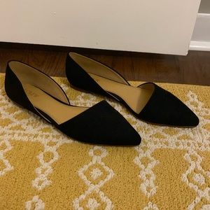Black size 10 J. Crew flat